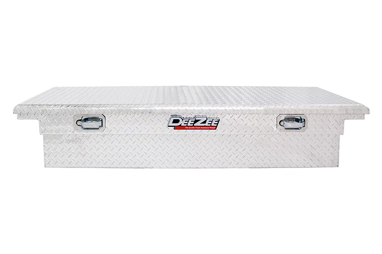 DZ10170L – DEE ZEE Tool Box, Crossover Low Profile Single Lid Diamond Tread Aluminum 20 Inch Length x 69-3/4 Inch Wid...